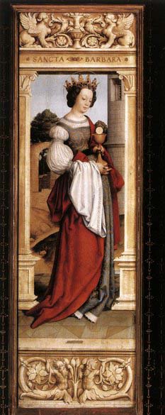 HOLBEIN, Hans the Younger St Barbara